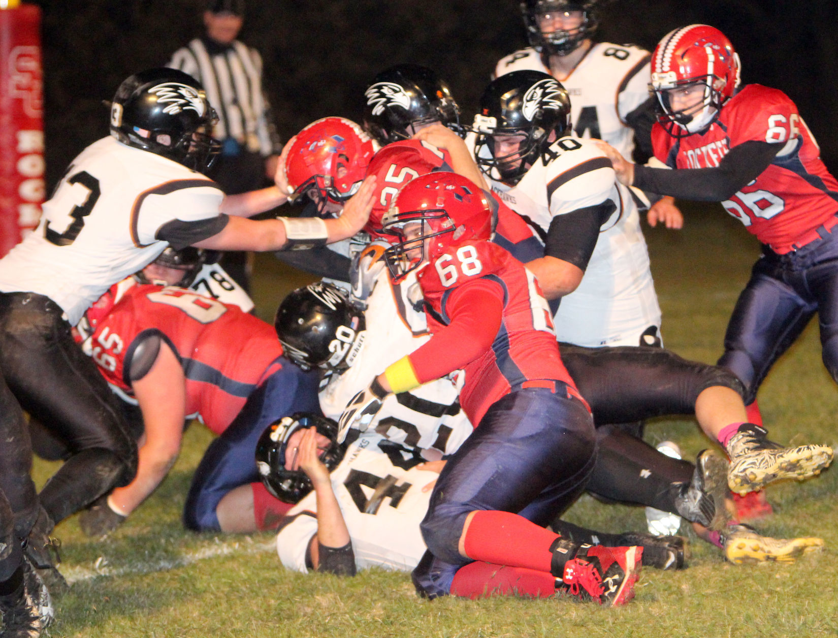 Bloomer football at Spencer/Columbus 10-26-18